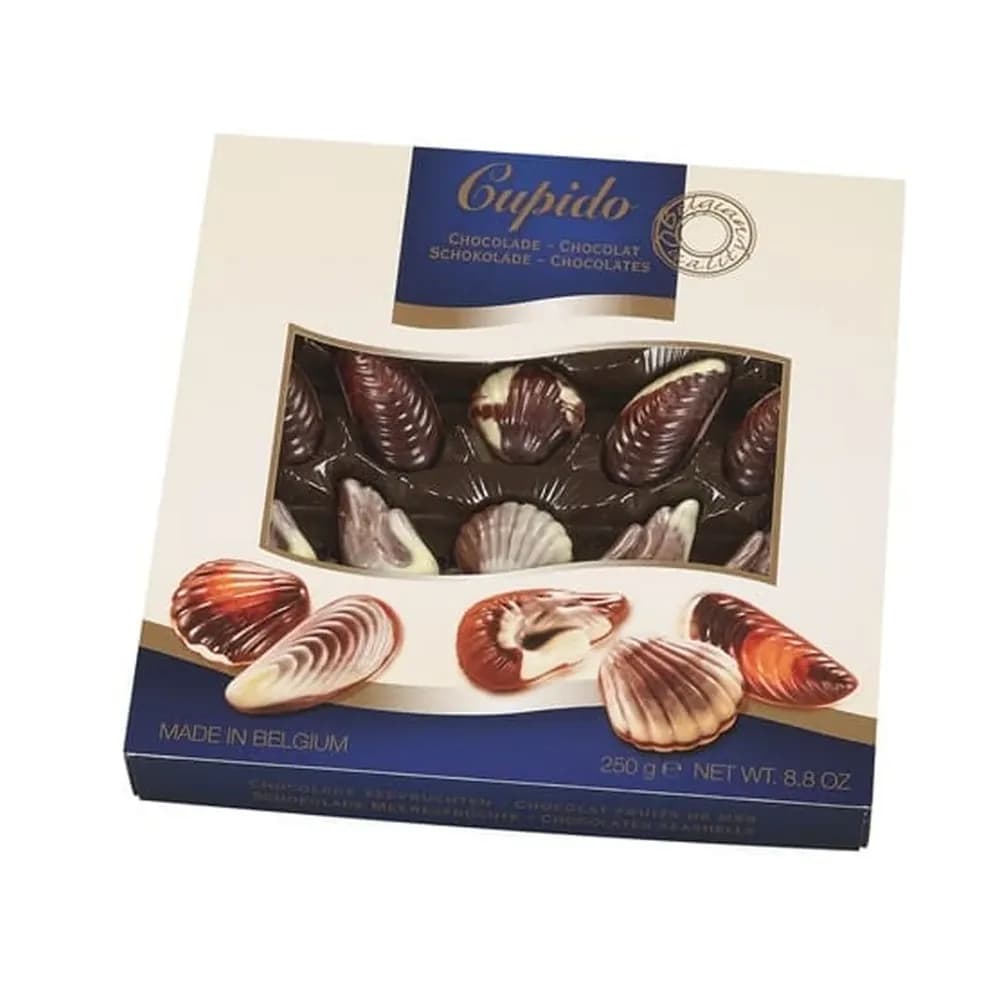 Bombom cupido concha de avela embalagem 250g