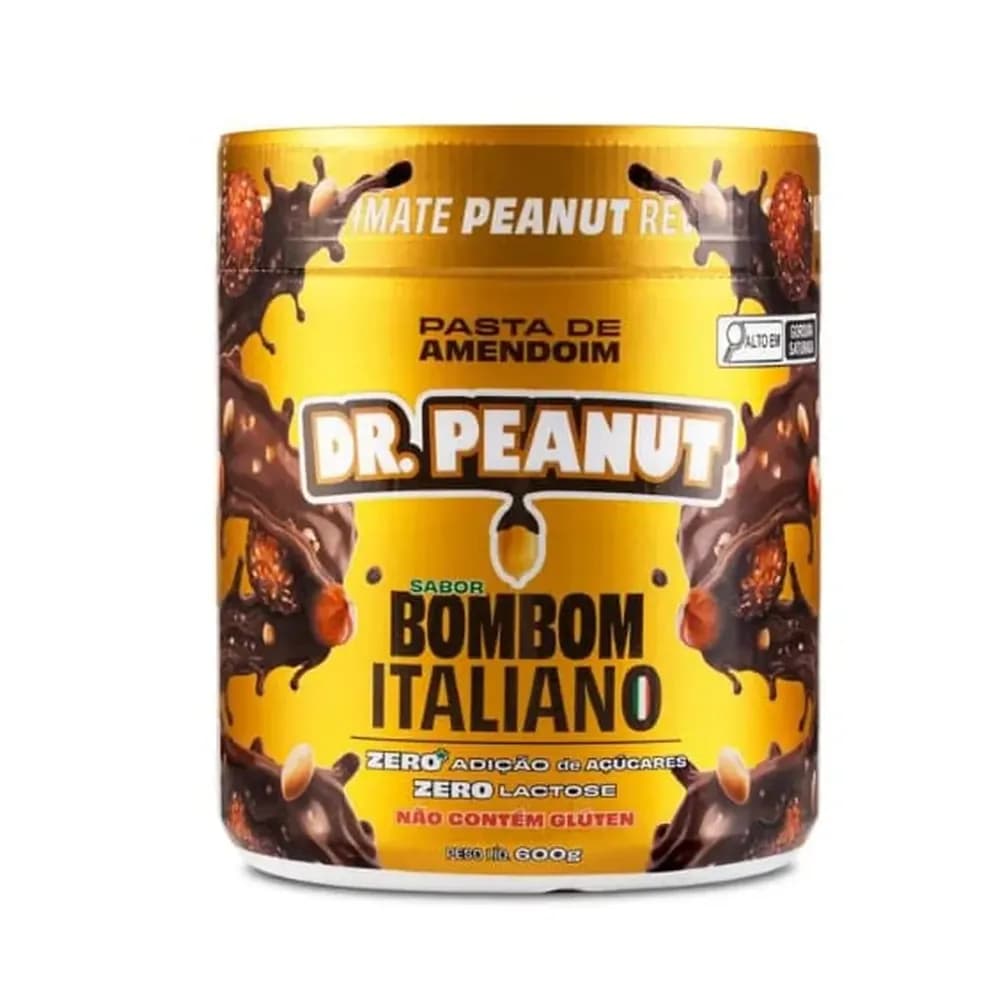 Pasta de amendoim 600g dr. peanut bombom italiano