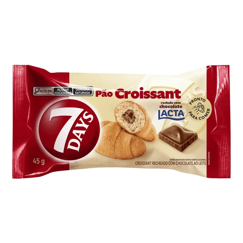 Croissant ao leite 7 days 45g