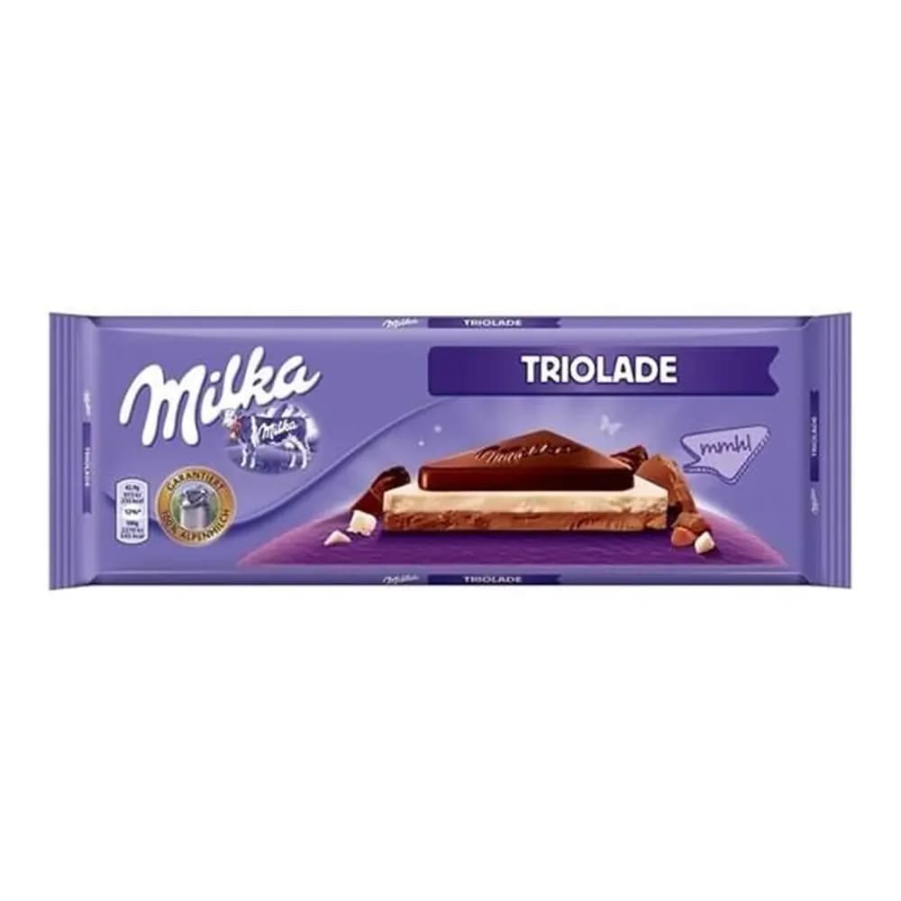 Chocolate barra milka mix triolade 280g