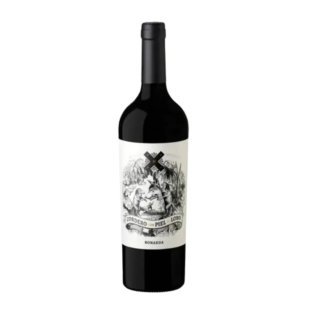 Vinho tinto bonarda argentino cordeiro com pele de lobo mosquita muerta 750ml