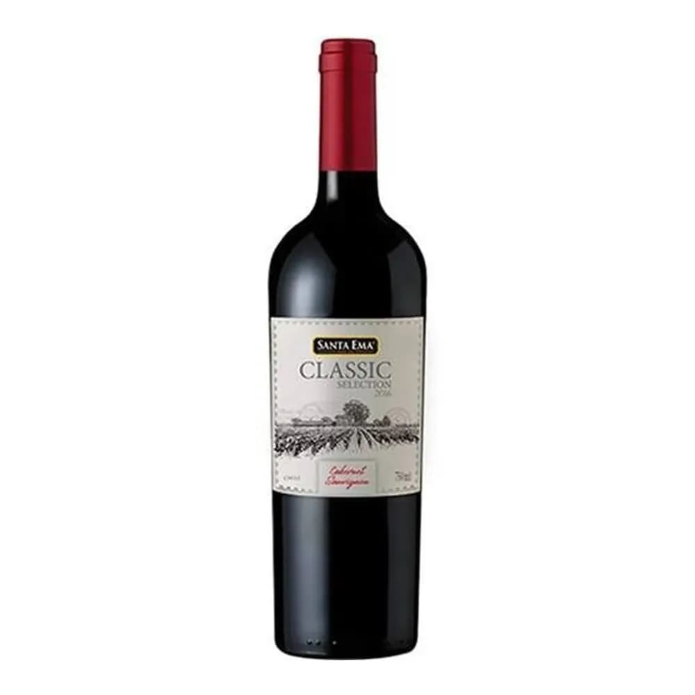 Vinho tinto chileno santa ema classic caber sauvignon 750ml
