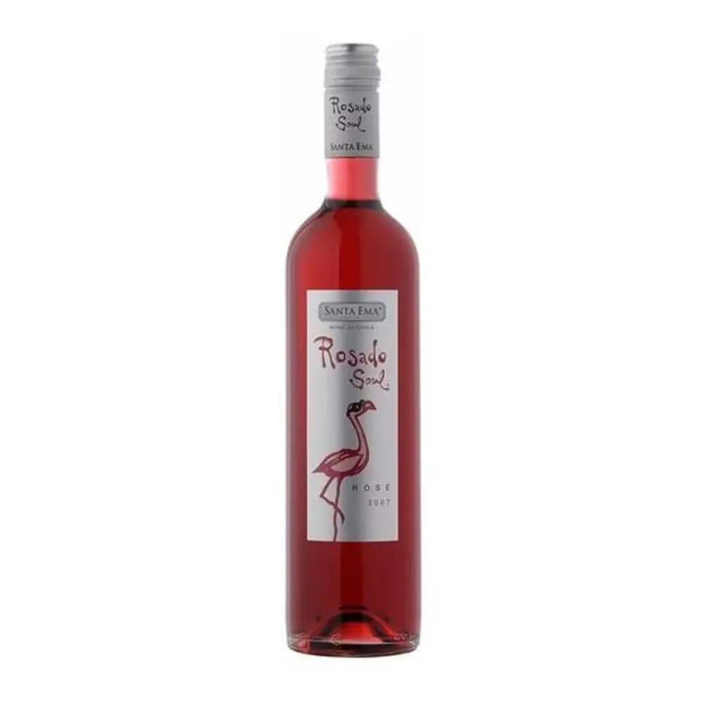 Vinho rose chileno santa ema rosado soul garrafa 750ml