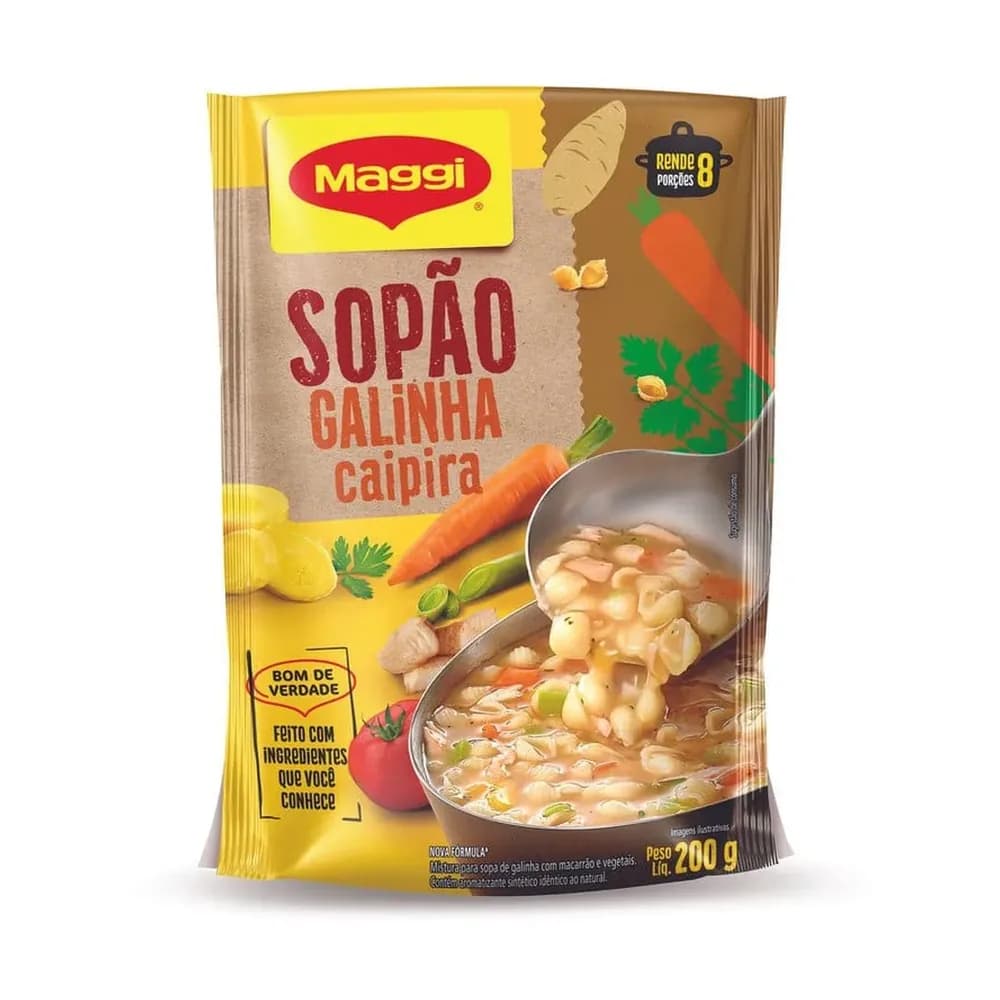 Sopao galinha caipira maggi 200g