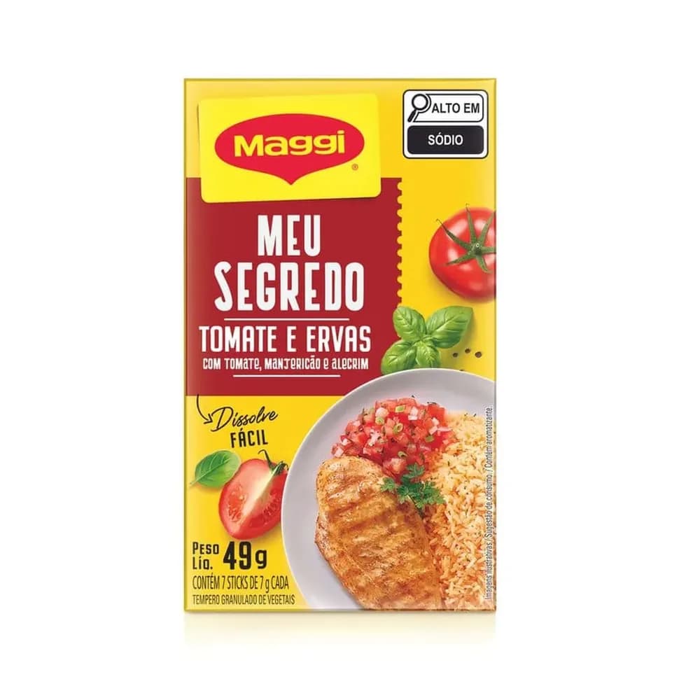 Tempero meu segredo tomate e ervas maggi 49g