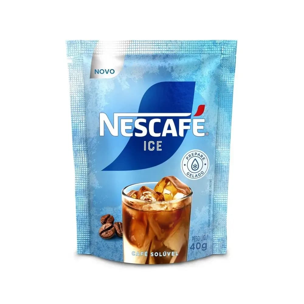 Café solúvel nescafé sachê 40g ice