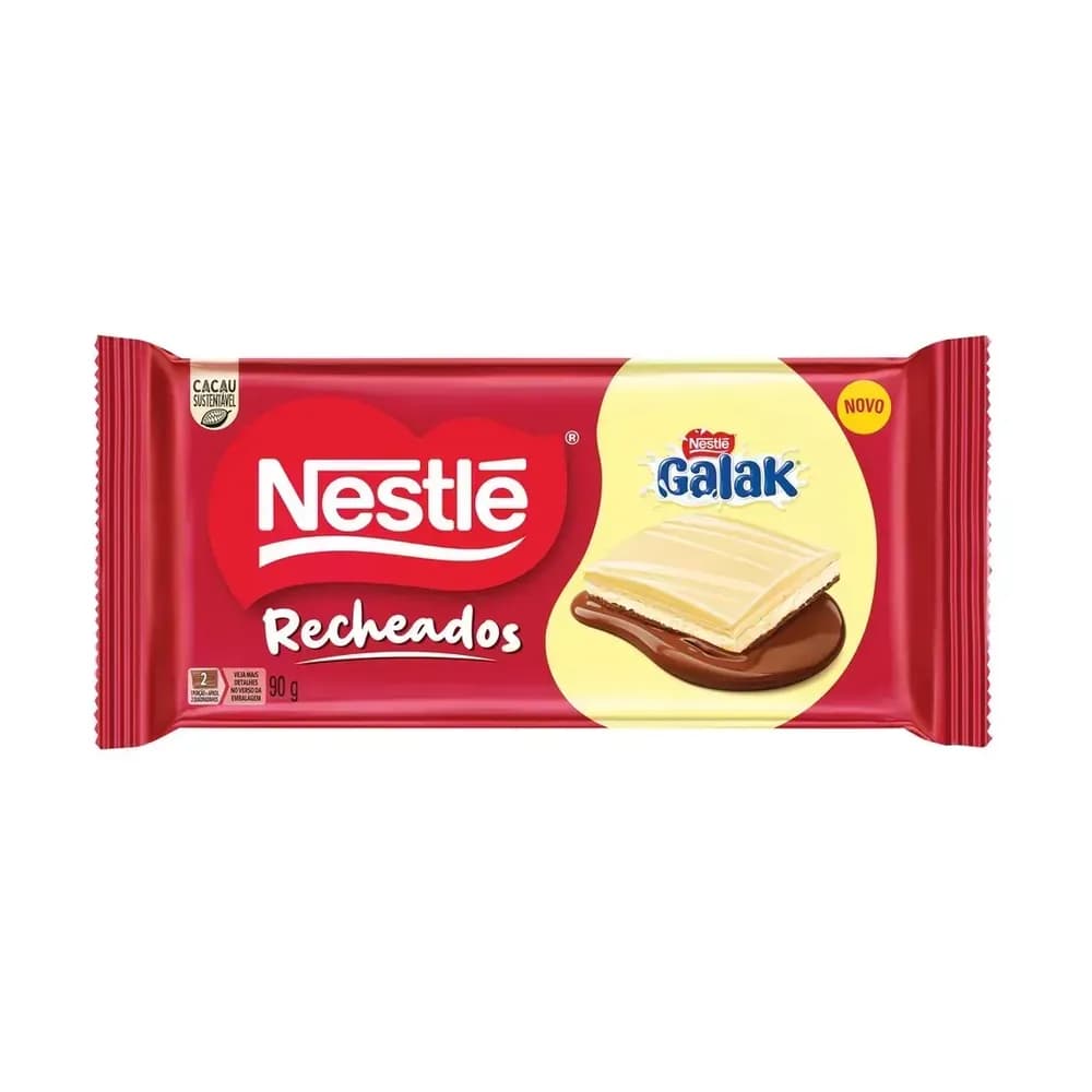 Chocolate barra galak nestle 90gr