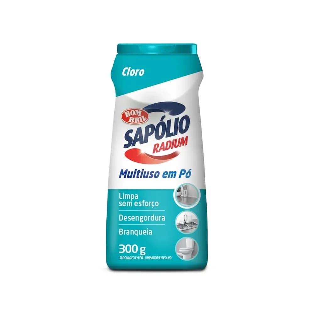 Sapolio radium po com cloro bom bril 300g