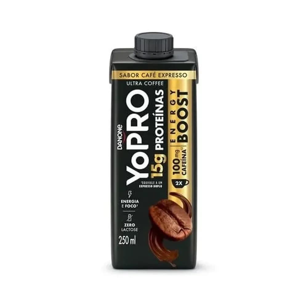 Bebida lactea energy boost cafe expresso yopro 250ml