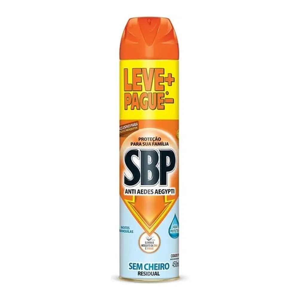 Inseticida sbp anti aedes aegypti spray 450ml