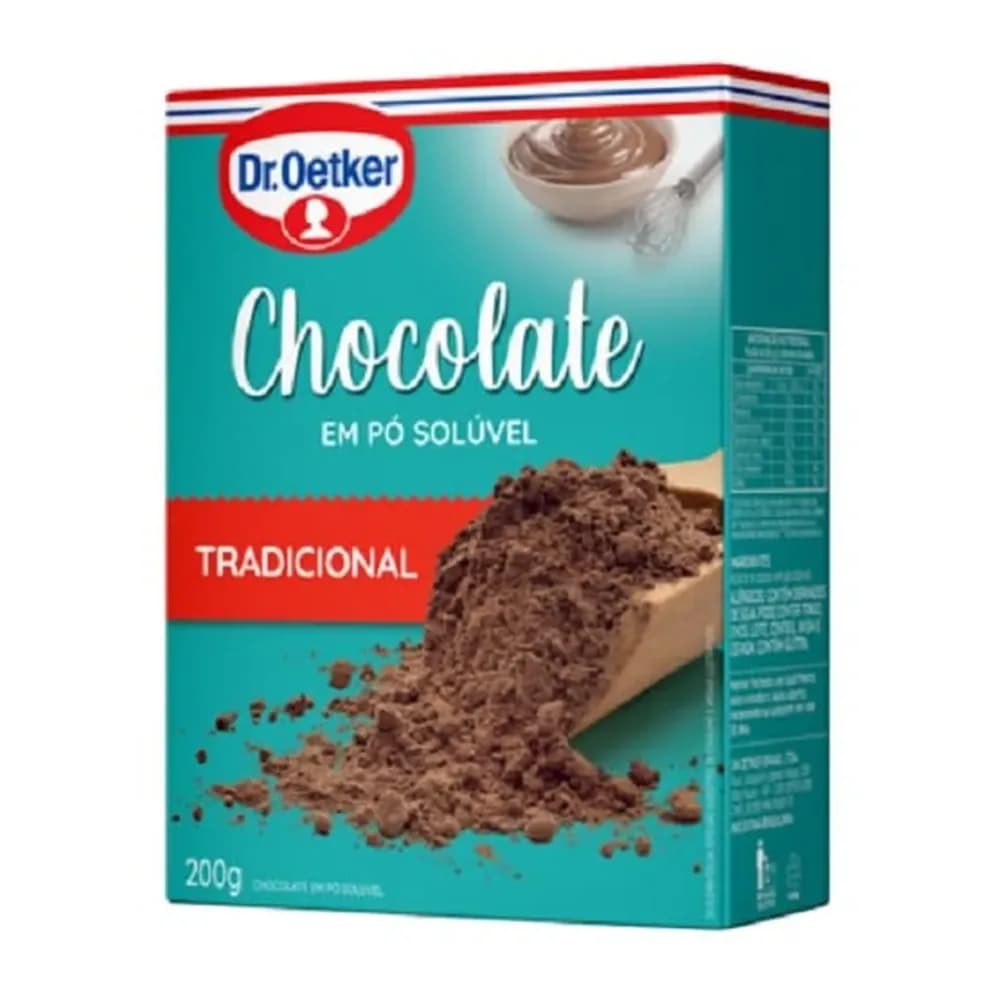Chocolate em po soluvel dr oetker 200g