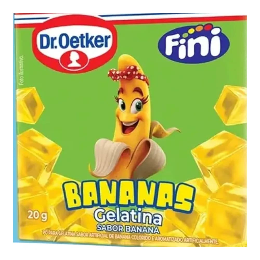 Gelatina po oetker fini cx 20g banana