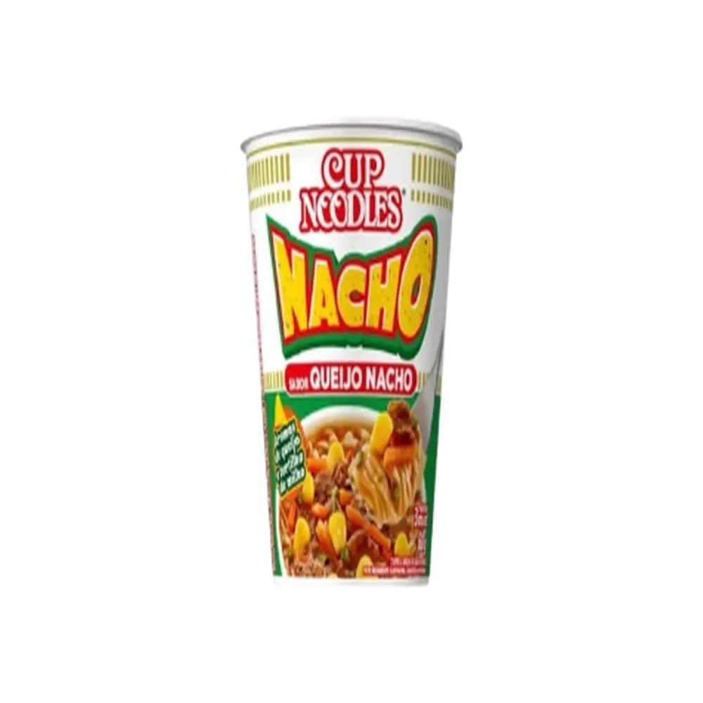 Macarrao cup noodles 68g inst qjo nacho