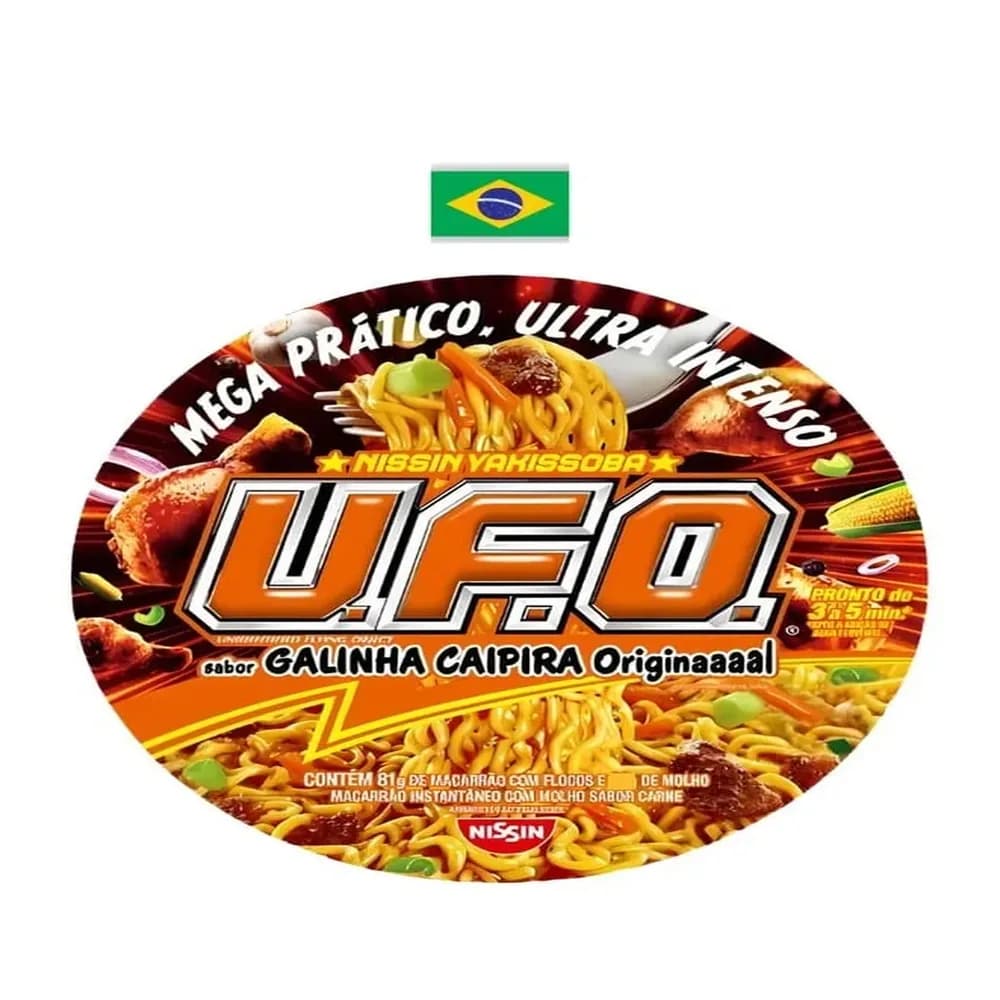 Macarrao instantaneo ufo galinha caipira nissin 93g