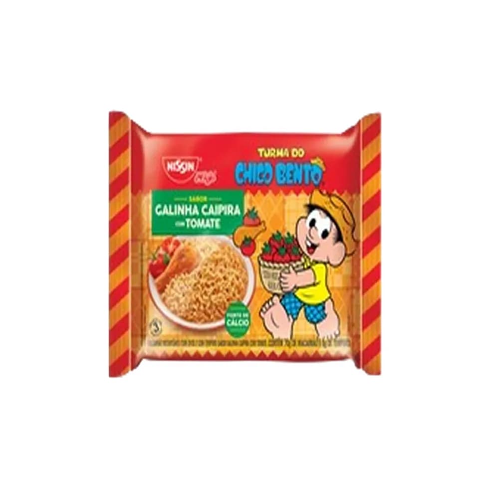 Macarrao instantaneo galinha caipira com tomate 75g nissin