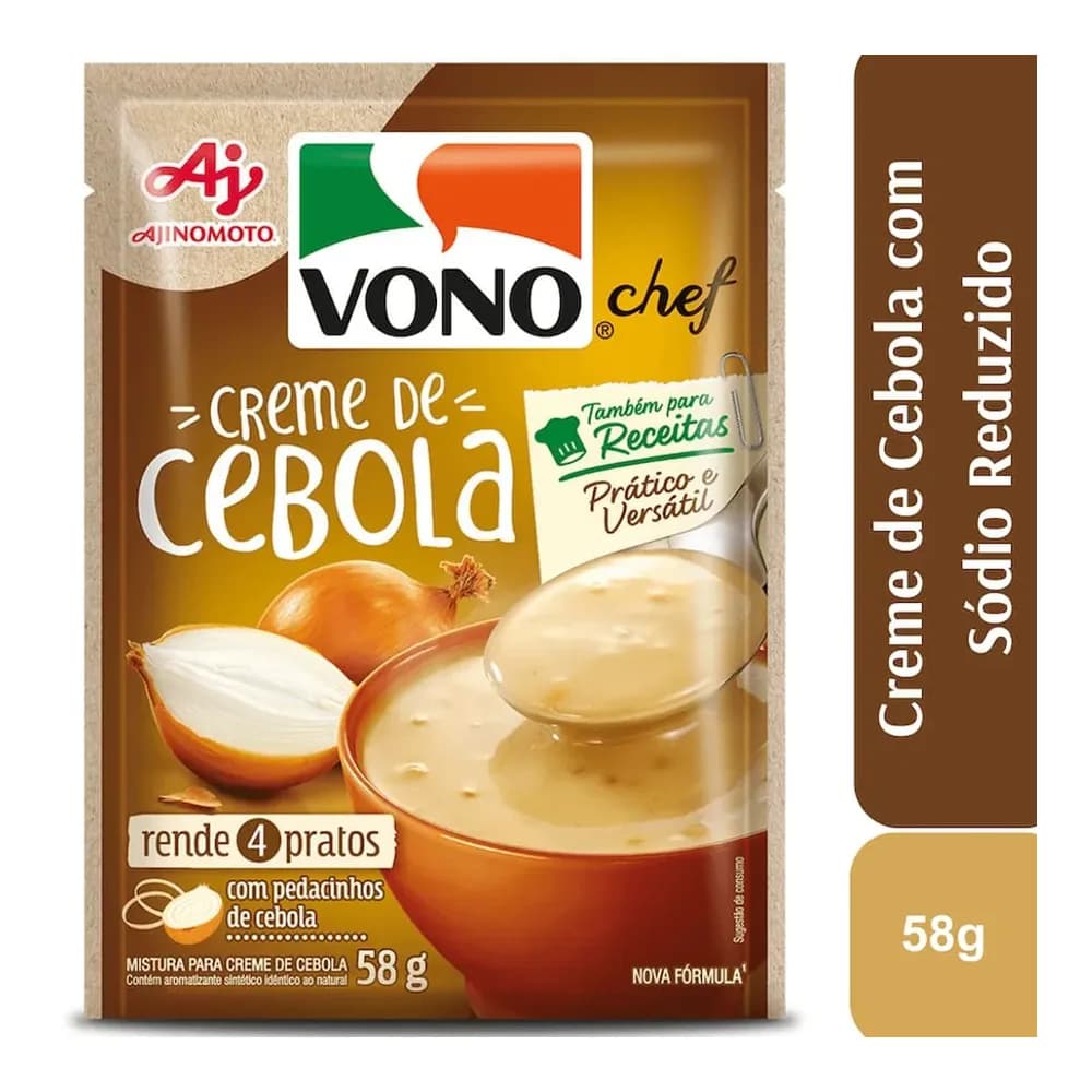 Creme de cebola vono menos sodio 58g