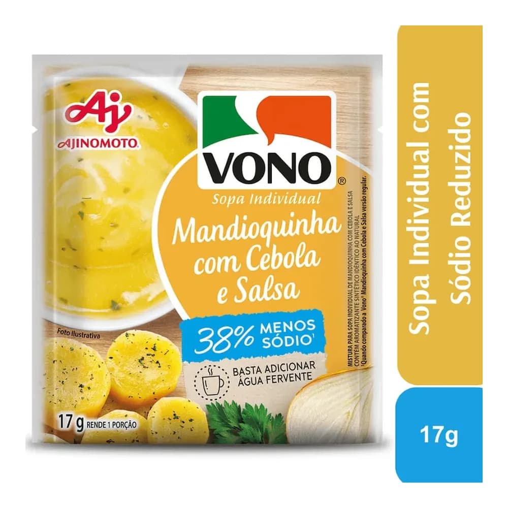 Sopa mandioquinha com cebola e salsa vono 17g