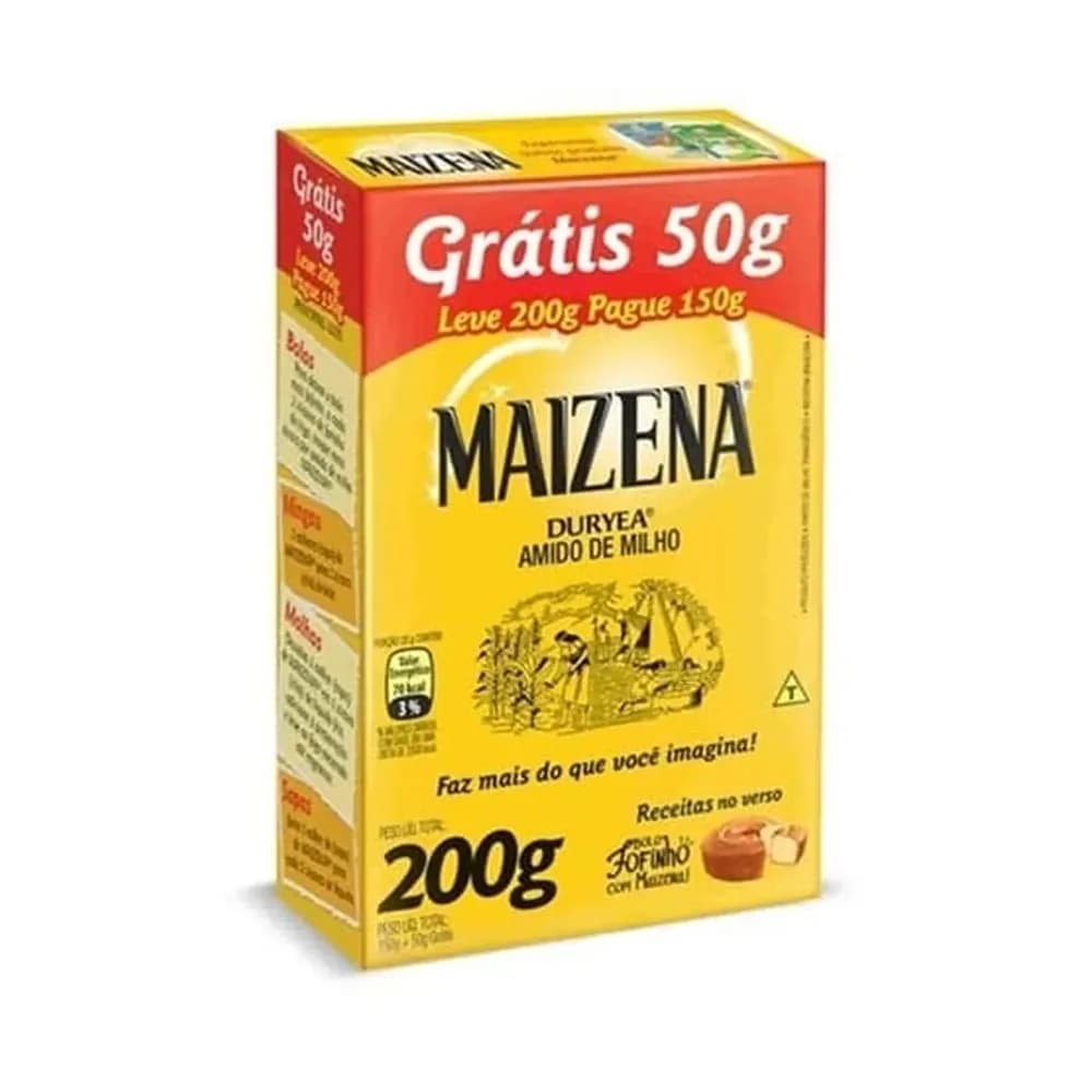 Amido de milho maizena tradicional oferta 200g