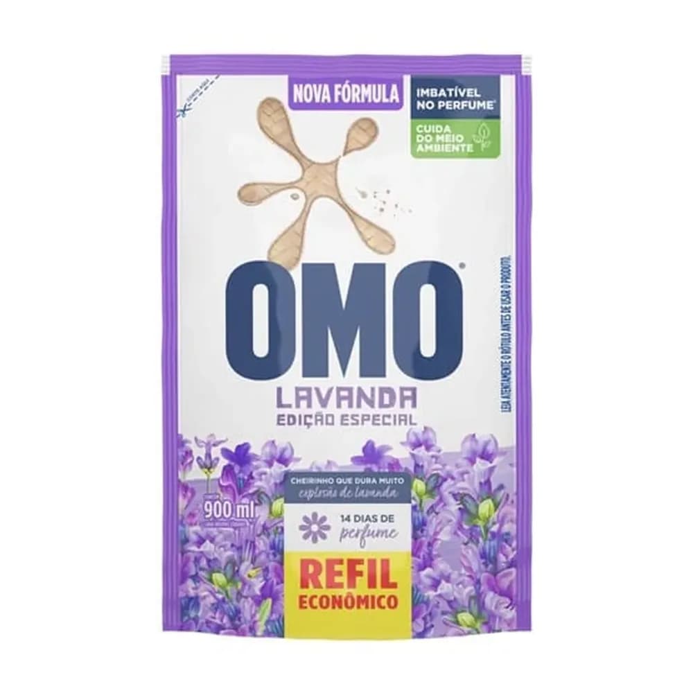 Lava roupa lavanda omo refil 900g
