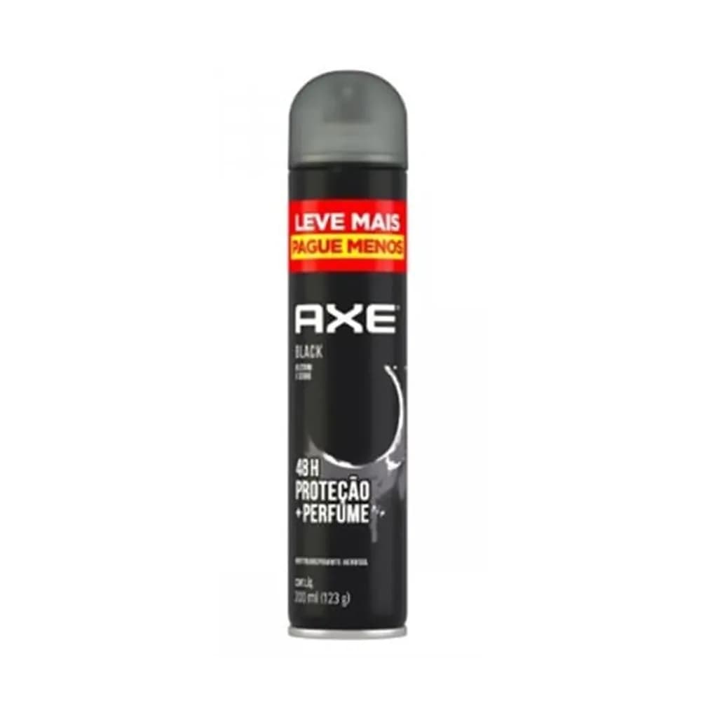 Antitranspirante aerossol alecrim e cedro leve mais pague menos black axe 200ml