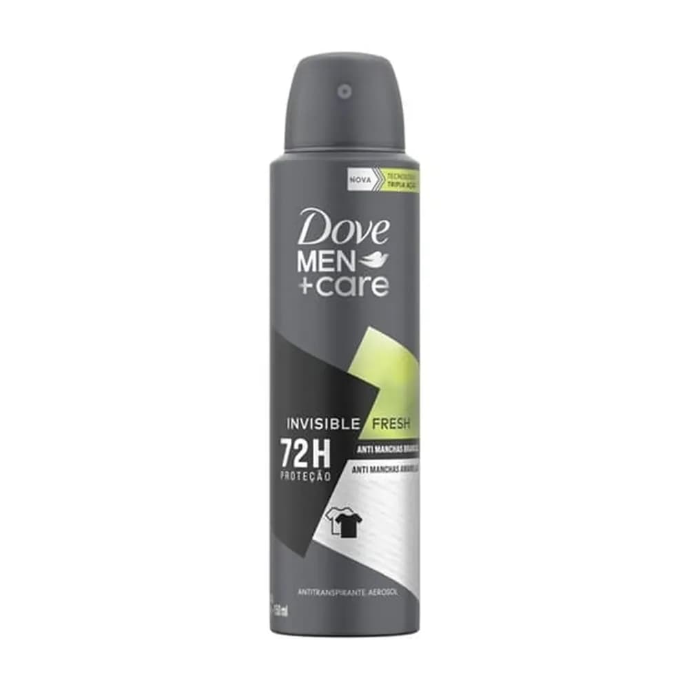 Desodorante aerosol invisible fresh dove men+care 150ml