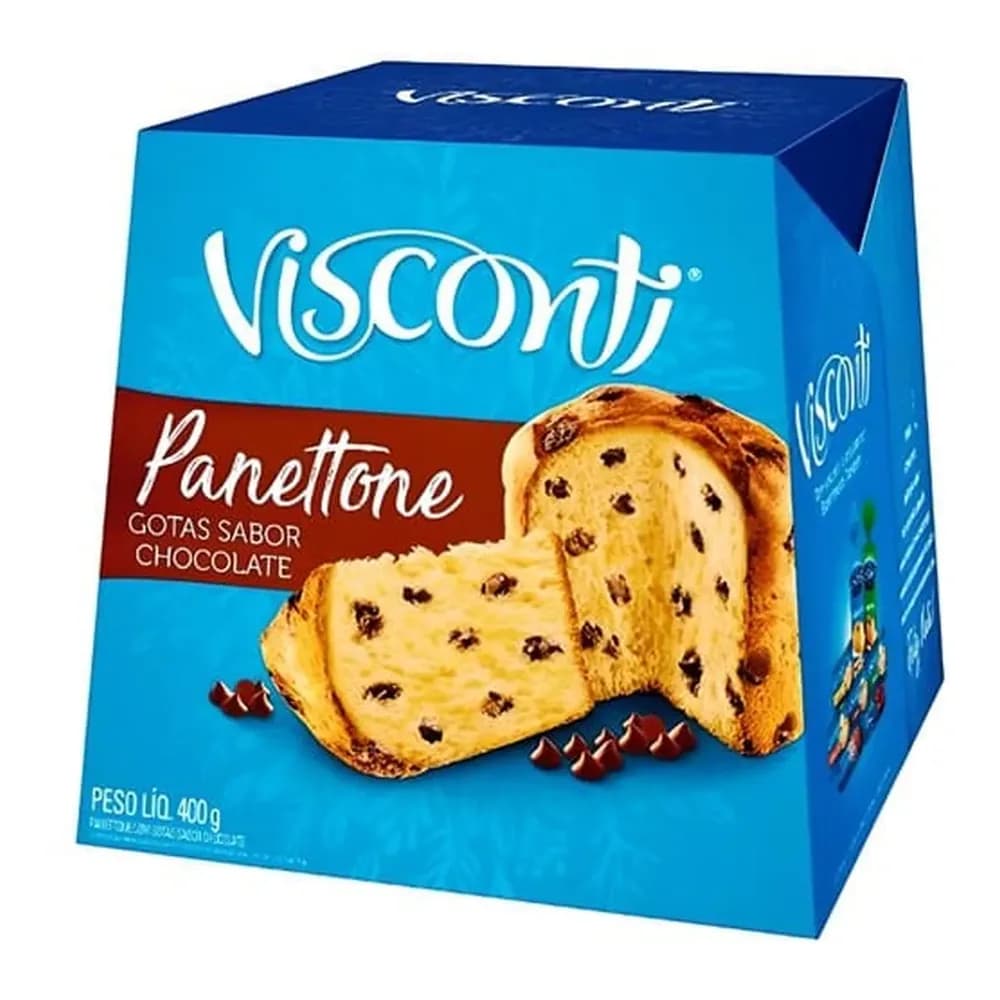 Panetone gotas chocolate visconti 400g
