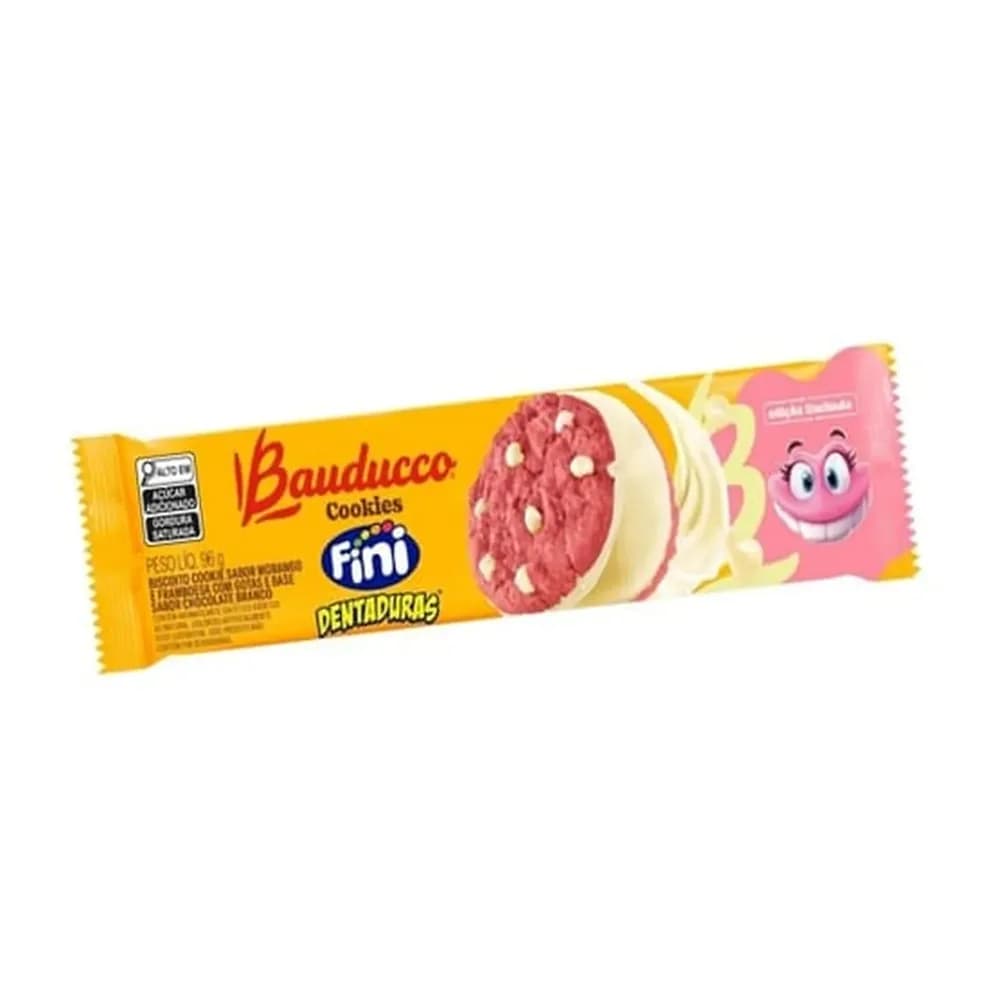 Biscoito cookies dentadura fini bauduco 96g