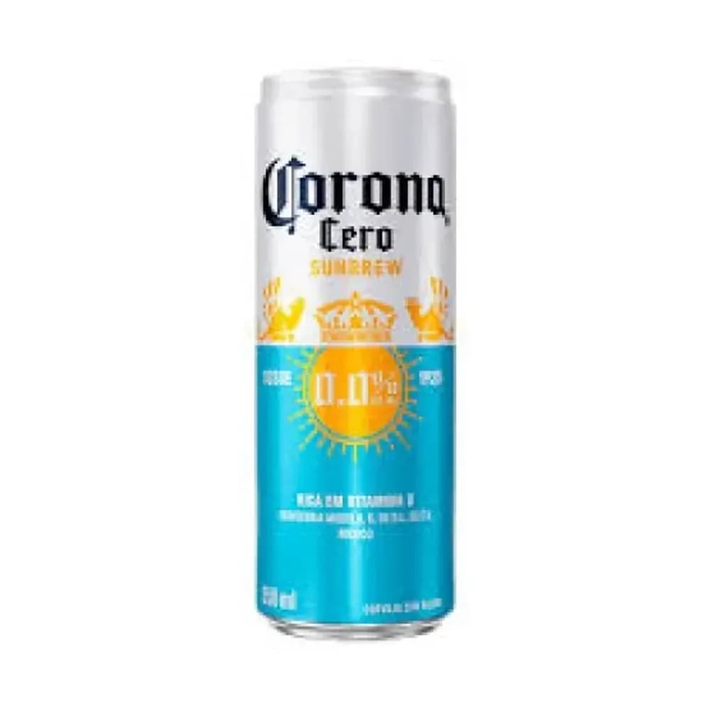 Cerveja corona zero alcool sunbrew lata 350ml
