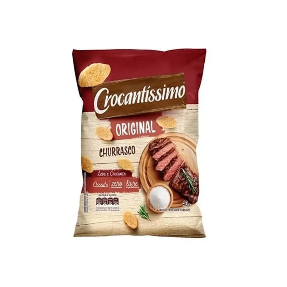 Salgadinho original sabor churrasco crocantissimo 40g