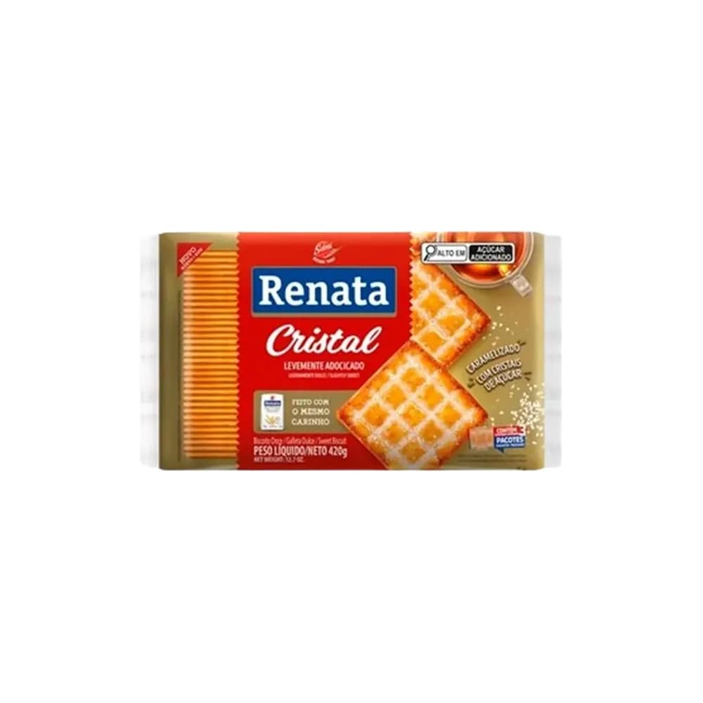 Biscoito renata laminado cristal 420g