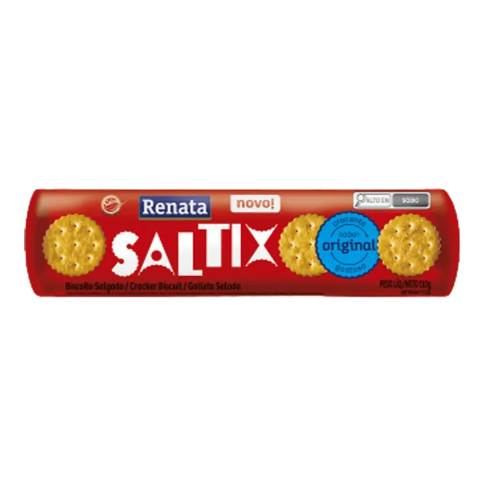 Biscoito saltix salgado renata 110g