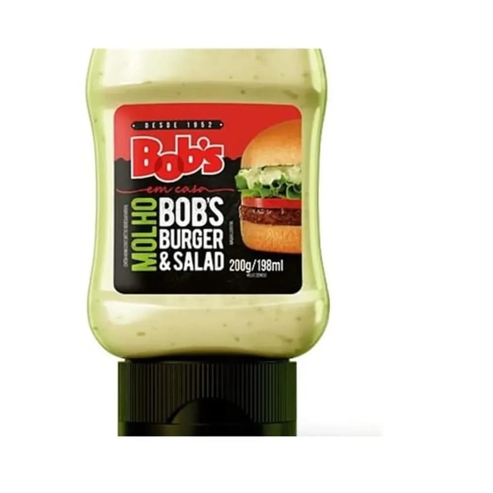 Molho cremoso burger & salad em casa bobs 200g
