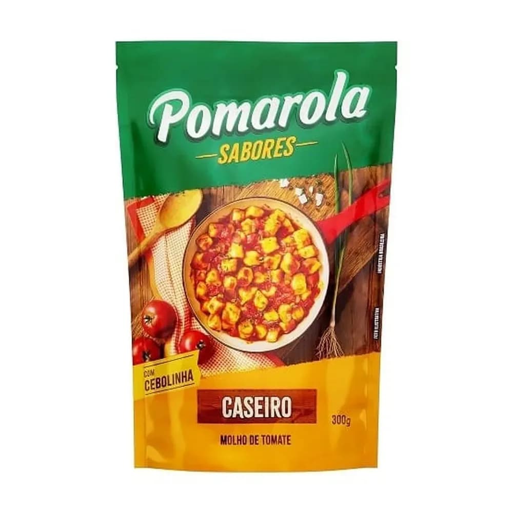 Molho de tomate caseiro pomarola 300g