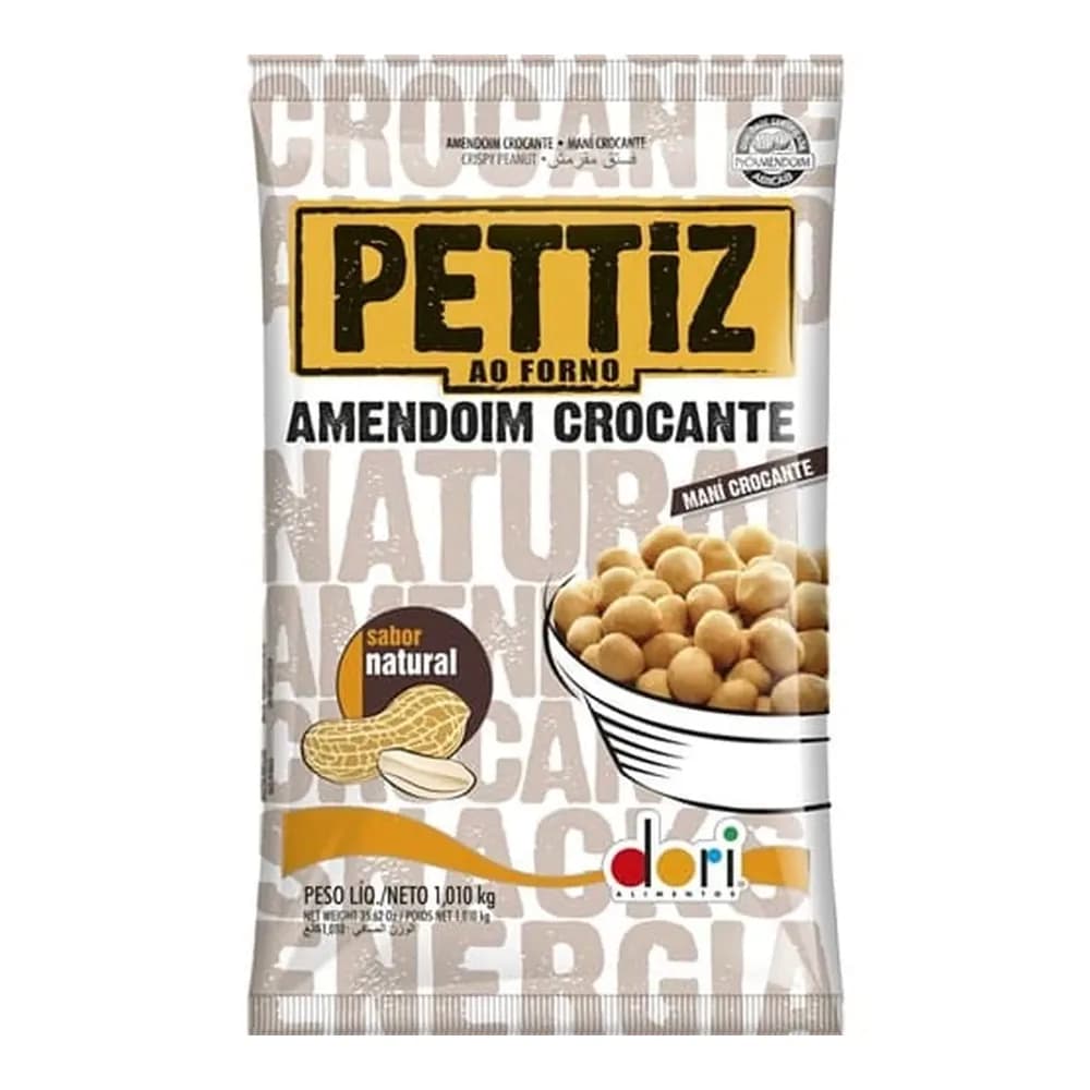 Amendoim crocante natural dori pettiz pacote 120g