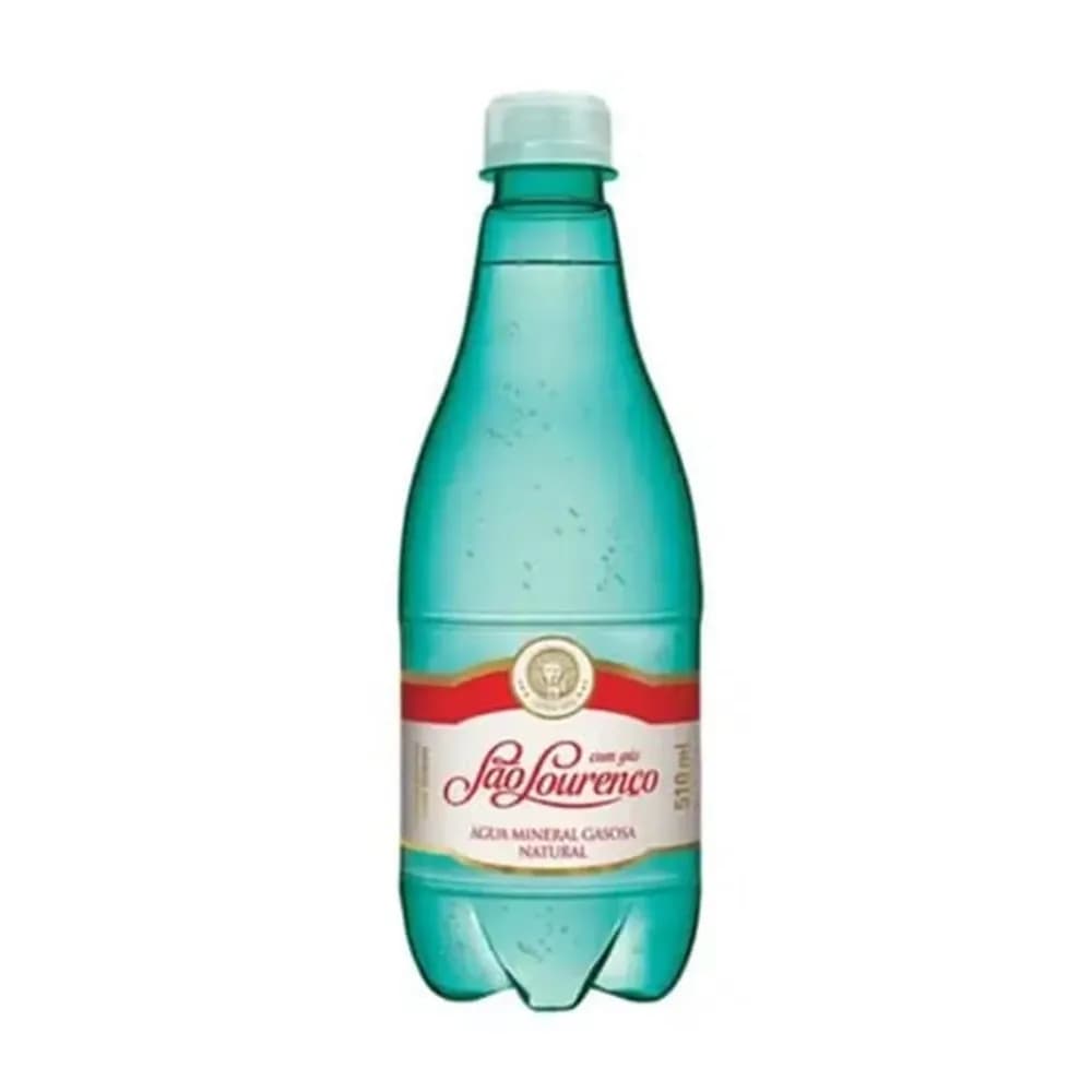 Agua mineral com gas sao lourenco 510ml