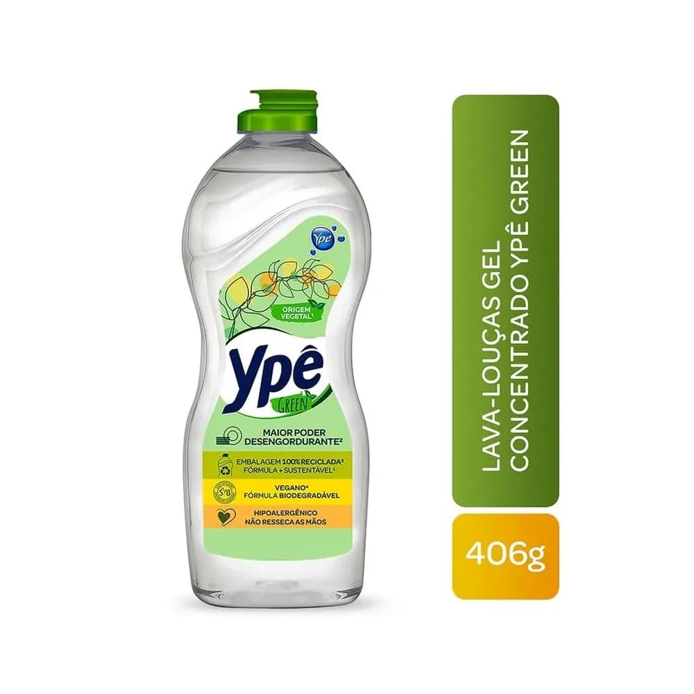 Detergente concentrado ype green 406g