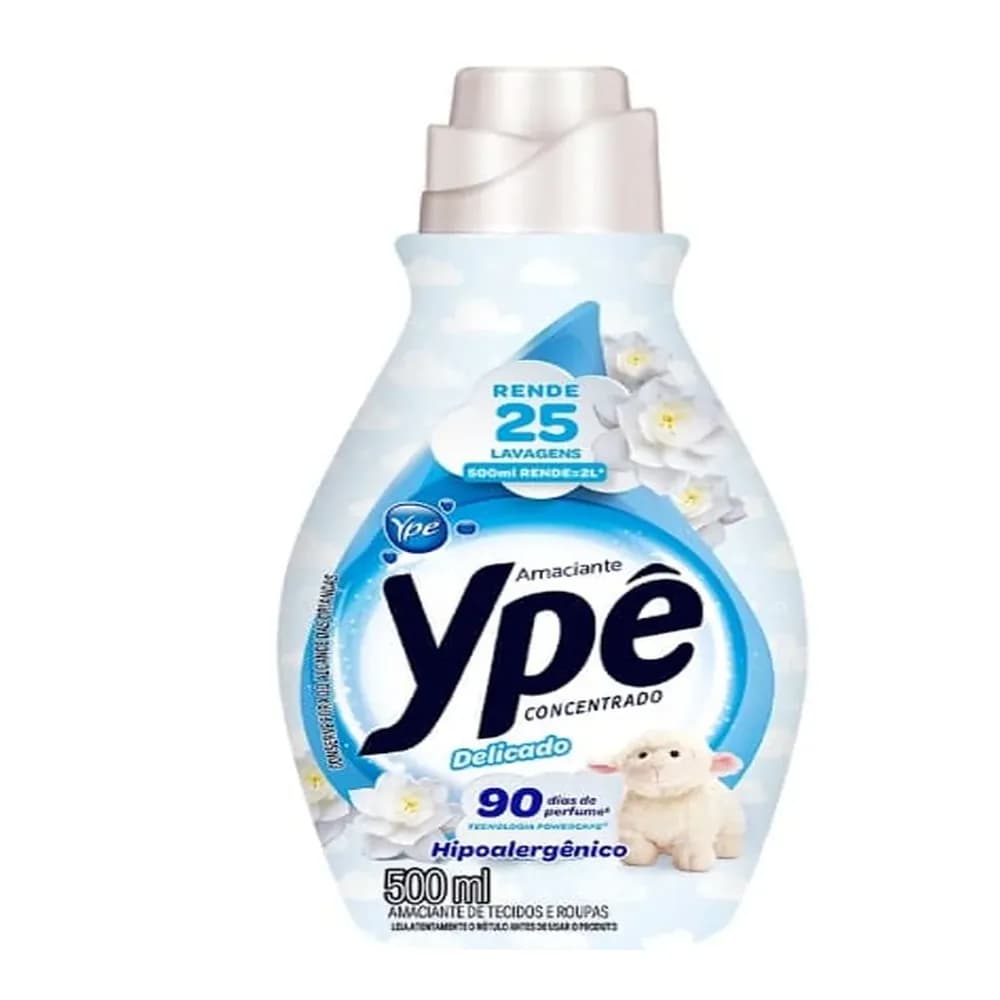 Amaciante de roupa concentrado delicado ype 500ml