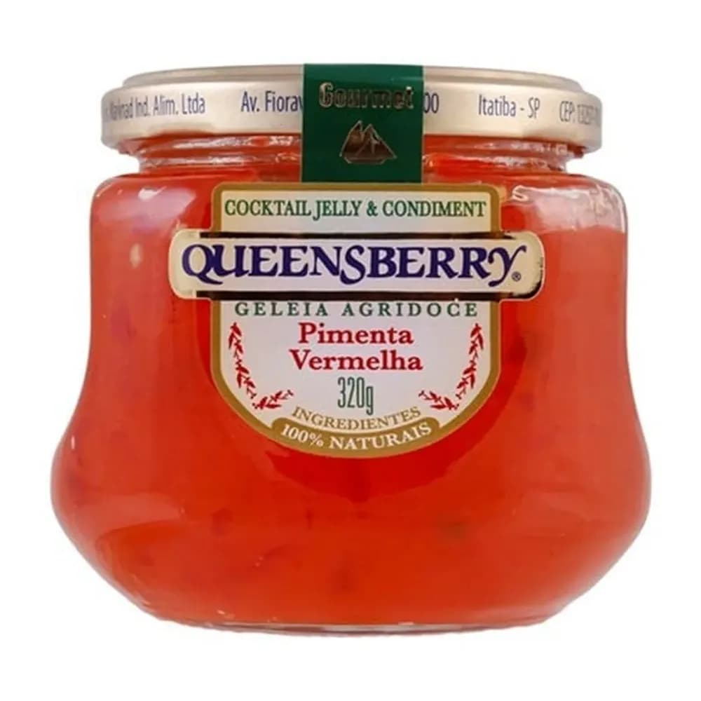 Geleia gourmet pimenta vermelha queensberry 320g
