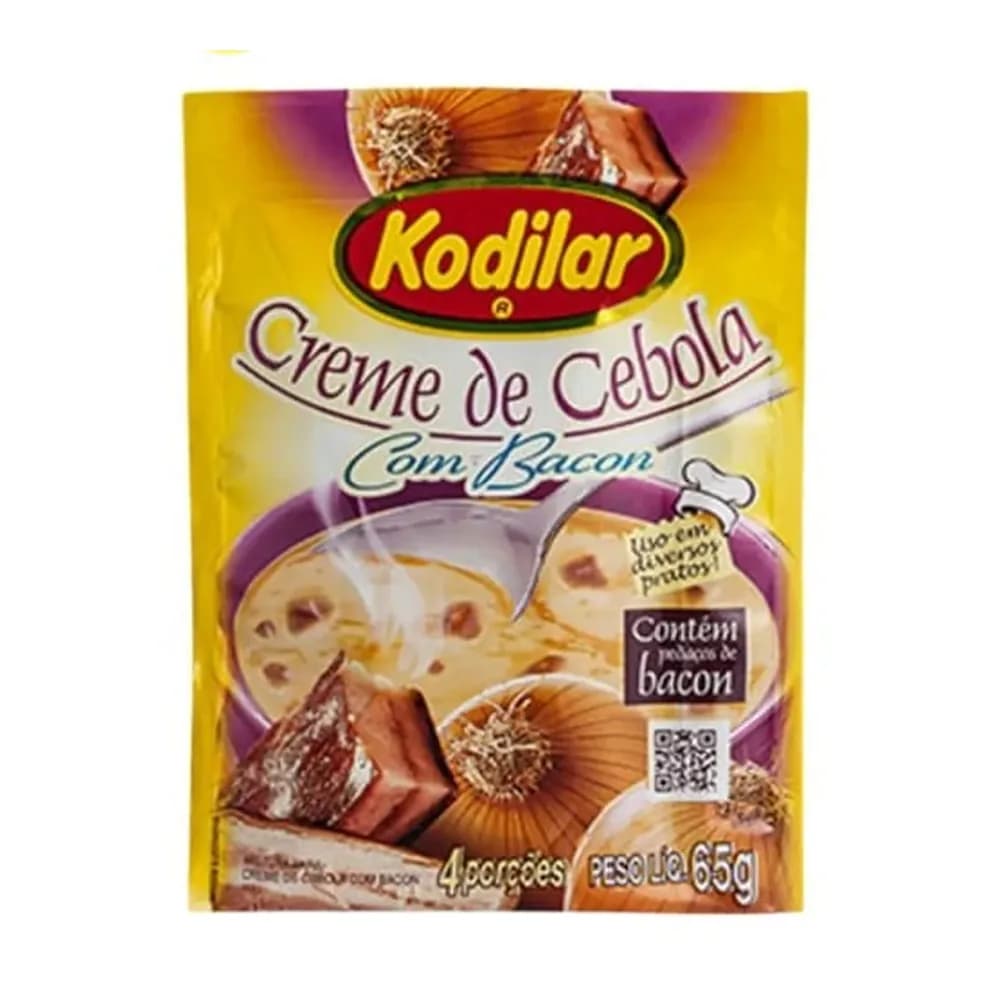 Creme de cebola com bacon kodilar 65g