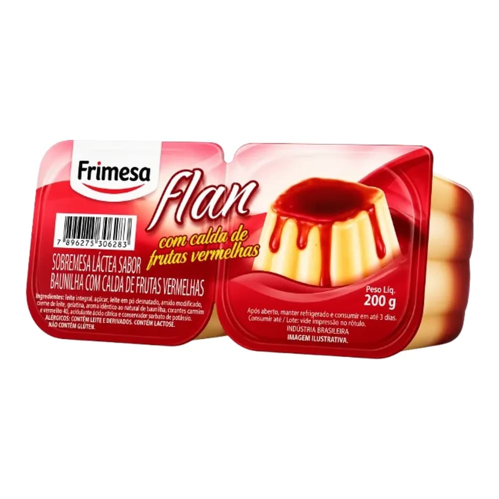 Sobremesa lactea 180g bdj frutas vermelhas frimesa