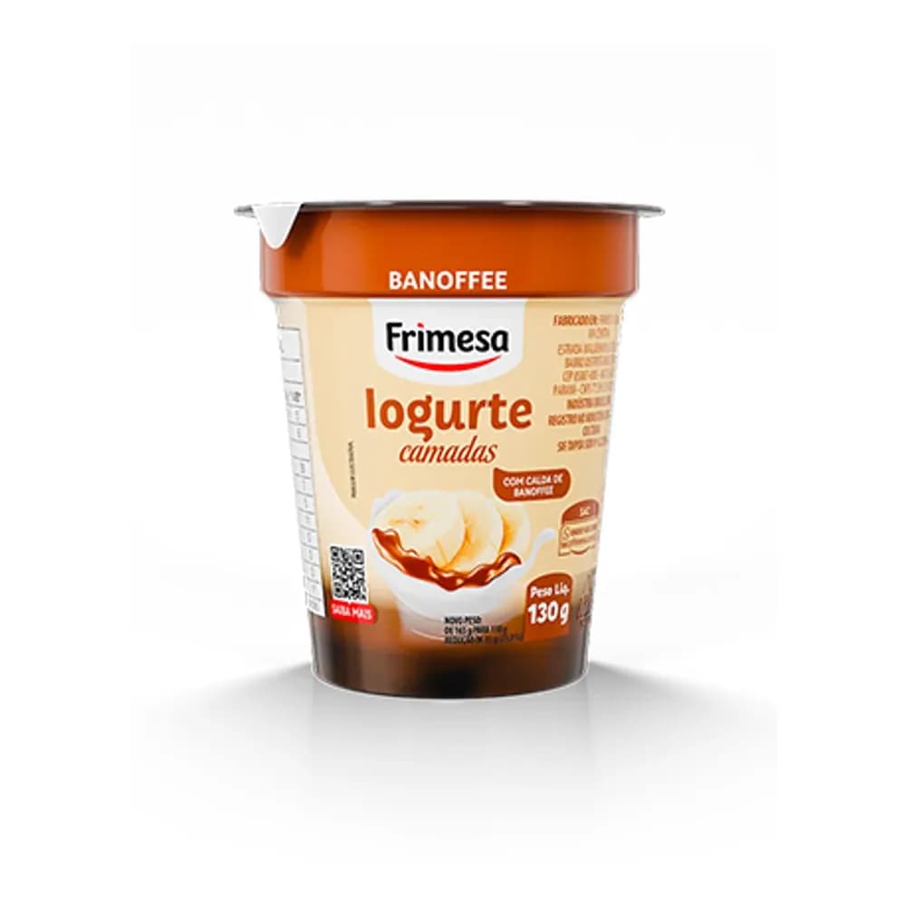 Iogurte 130g banoffee frimesa
