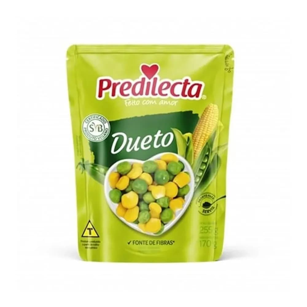 Dueto ervilha e milho predileta sache 170g