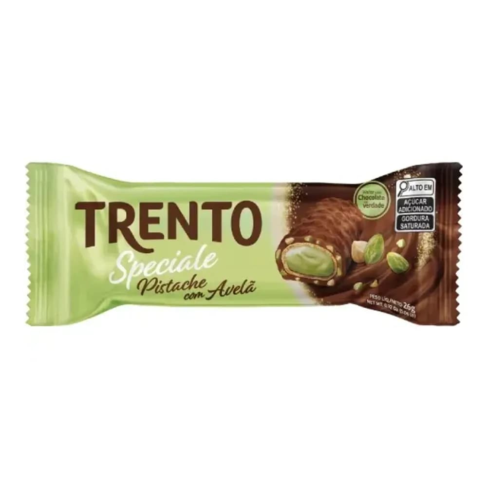 Wafer recheado speciale pistache ao leite 26g