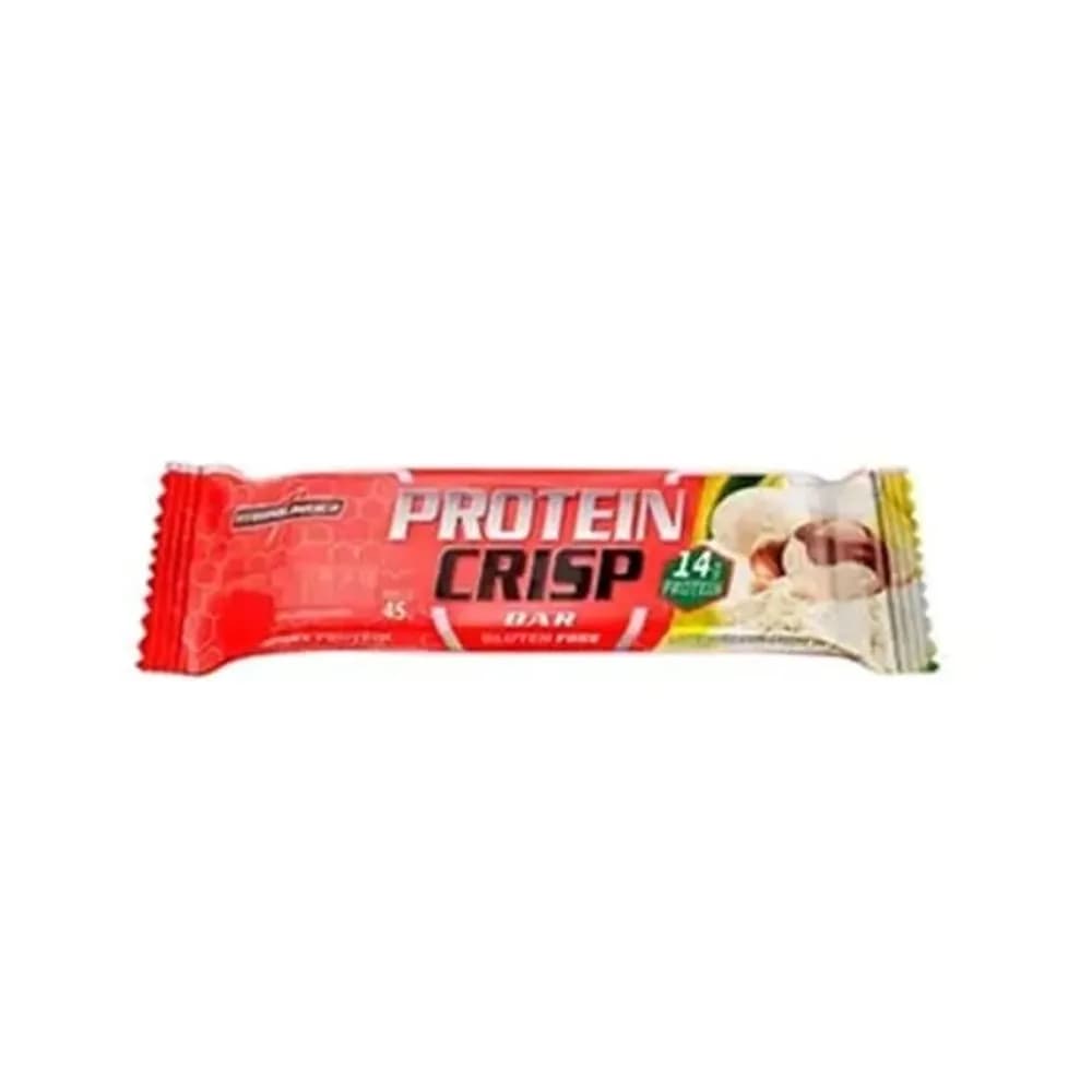 Barra protein crisp leite ninho com creme de avela 45g