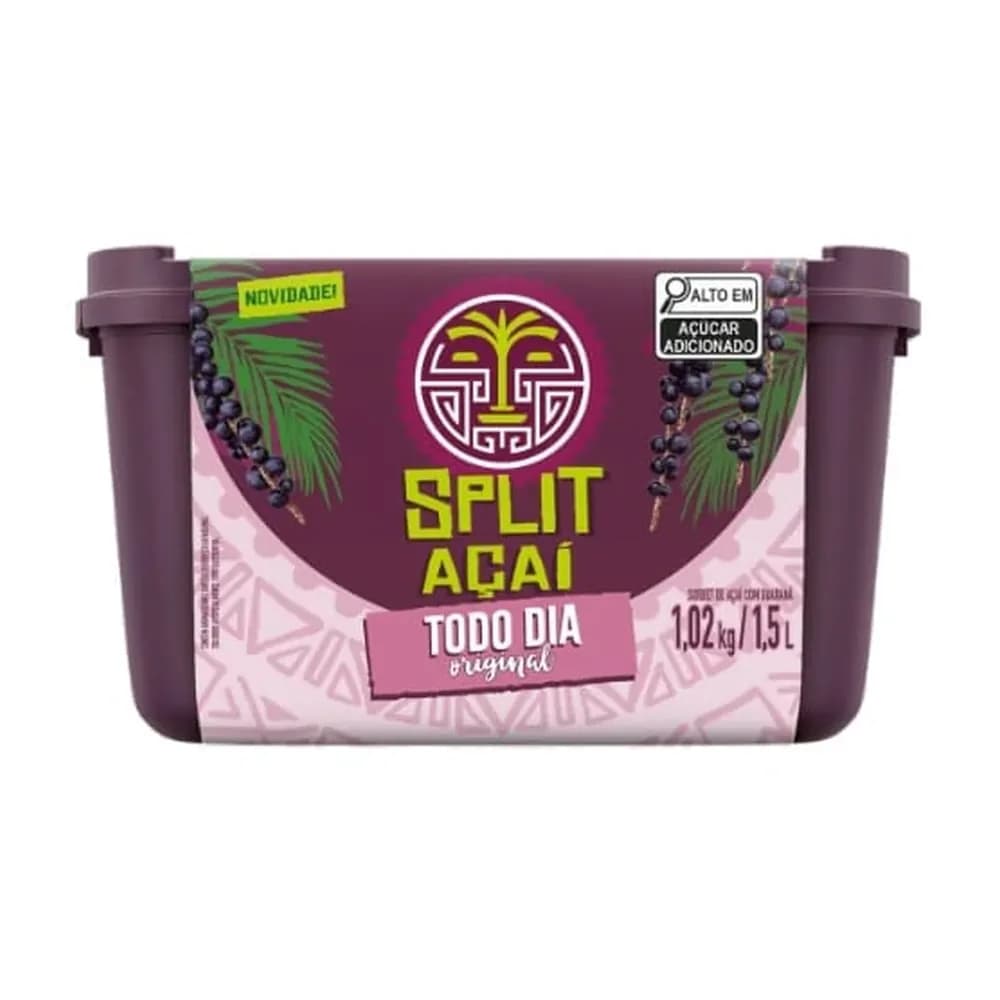 Acai com guarana original split 1,5l