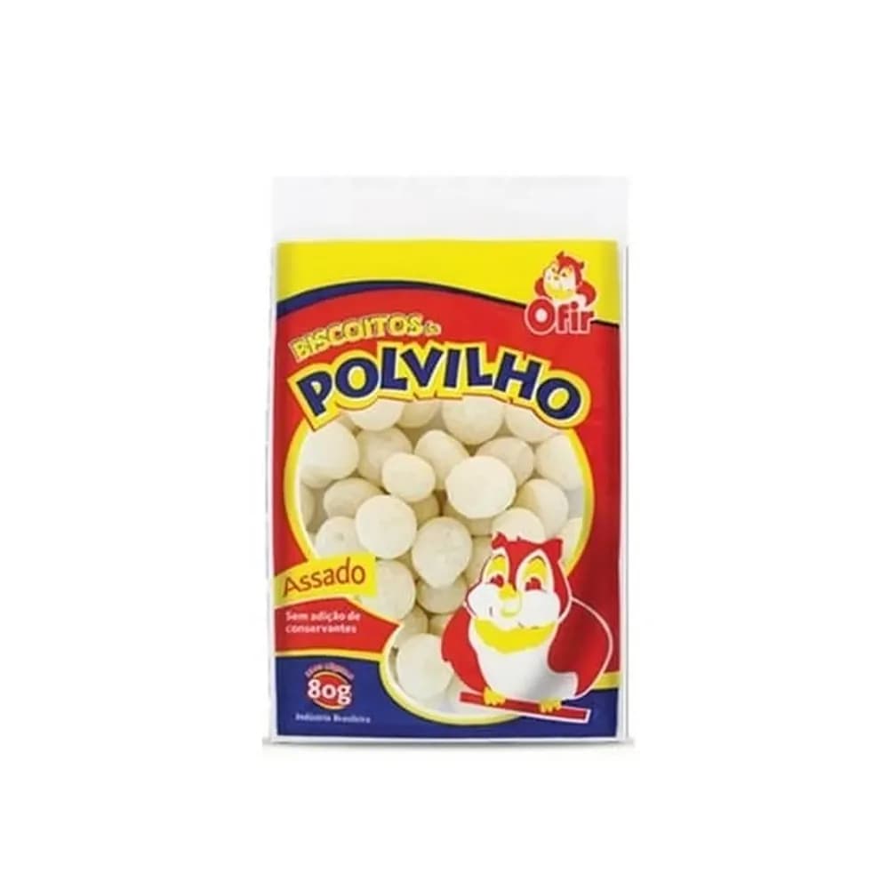 Biscoito de polvilho ofir mini embalagem 80g