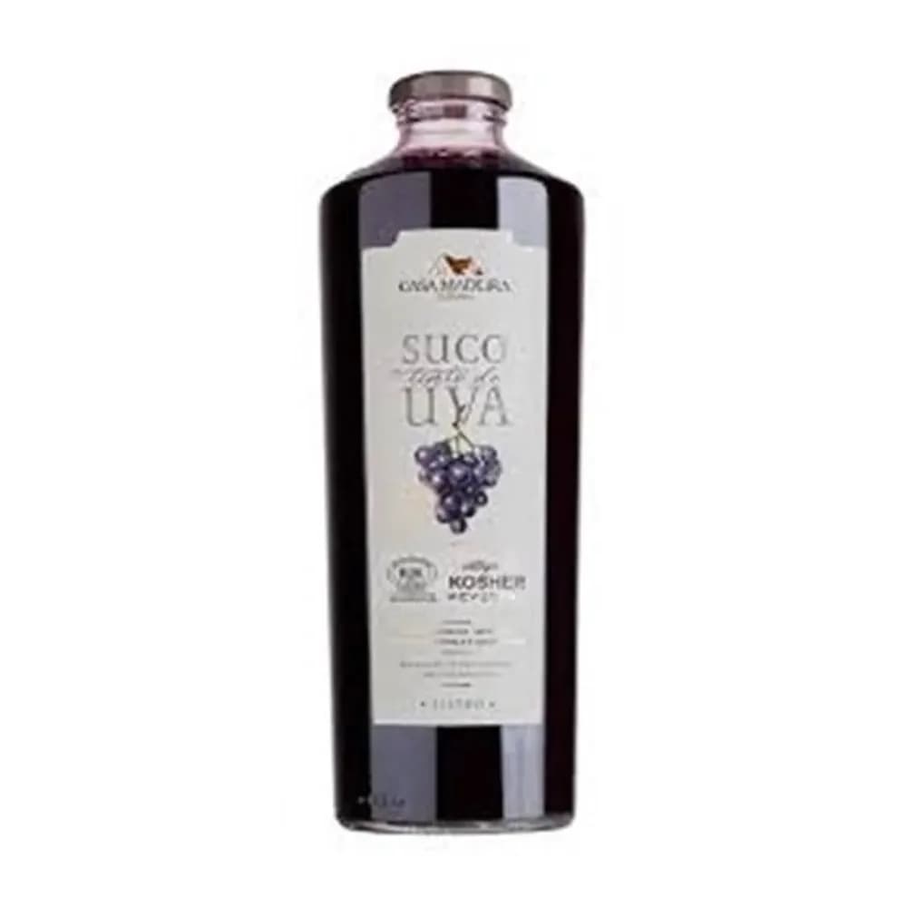Suco integral casa madeira uva kosher embalagem 1l