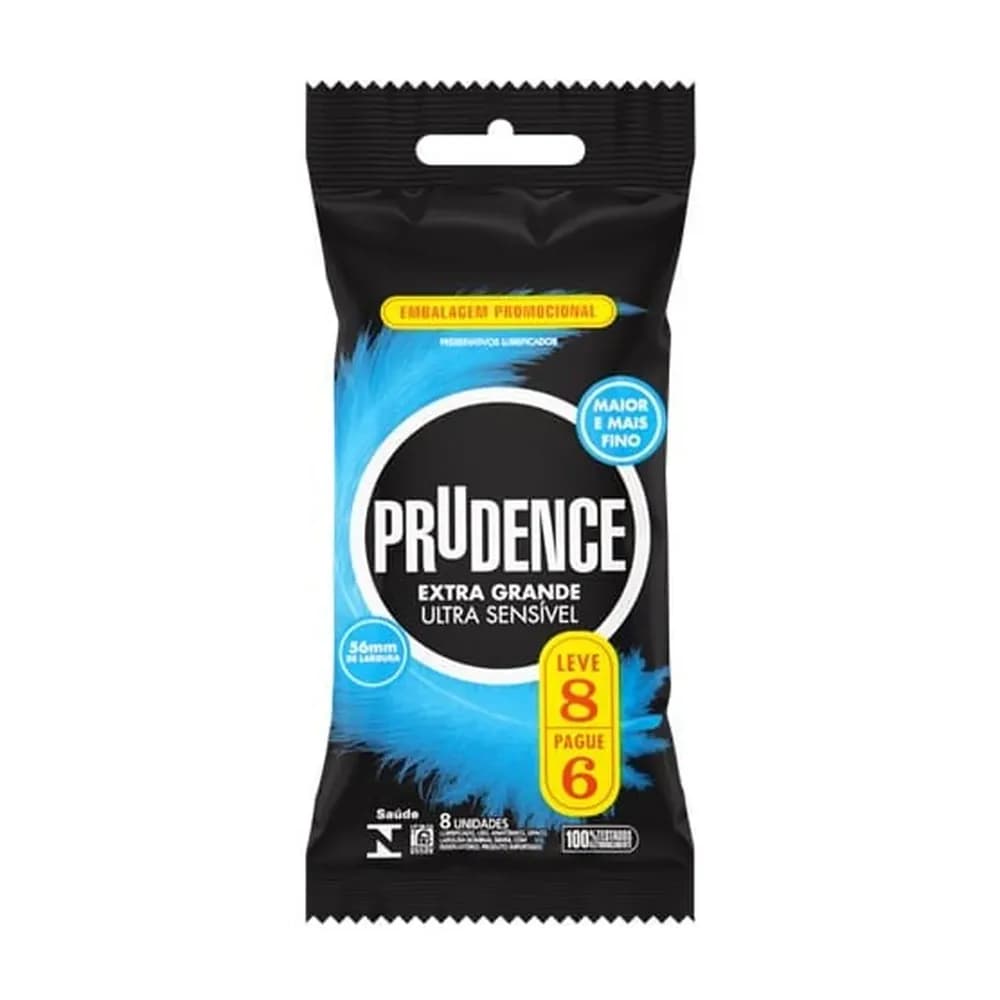 Preservativo prudence exg semsivel l8 p6