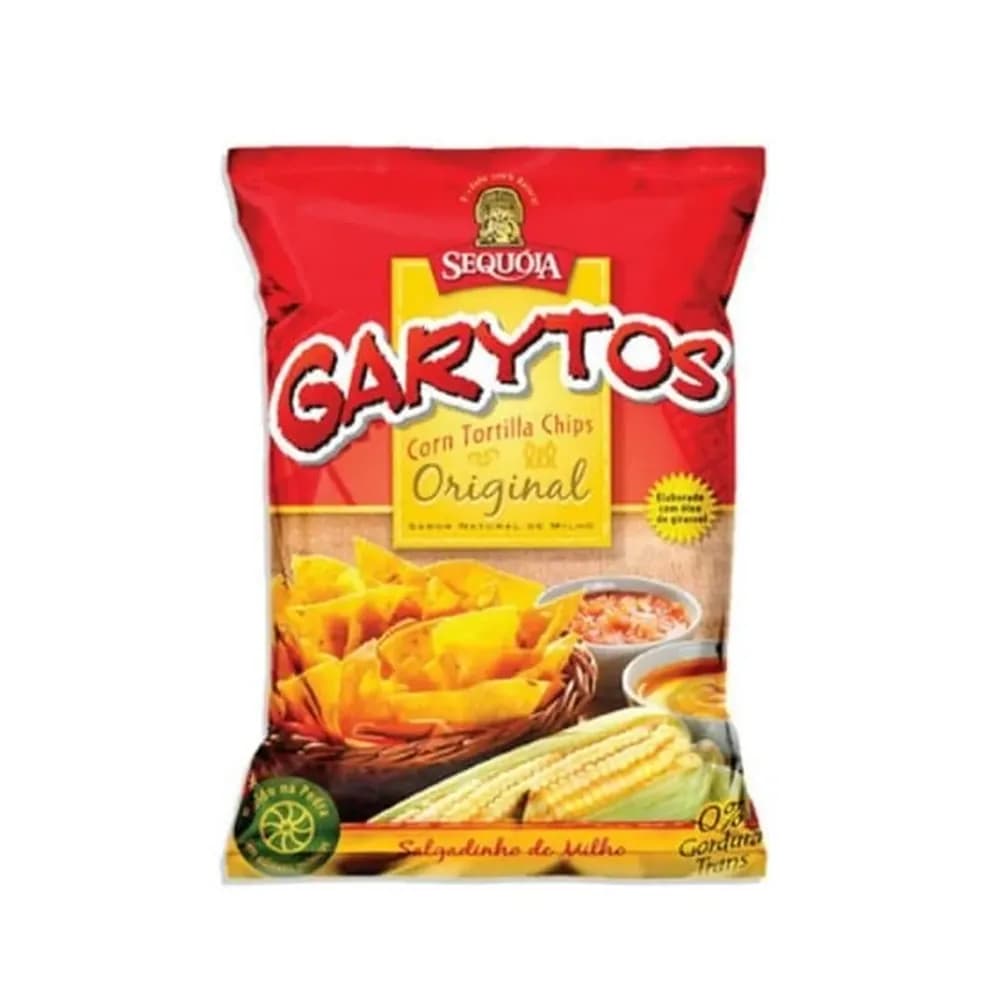 Salgadinho tortilla chips original garytos sequoia 120g