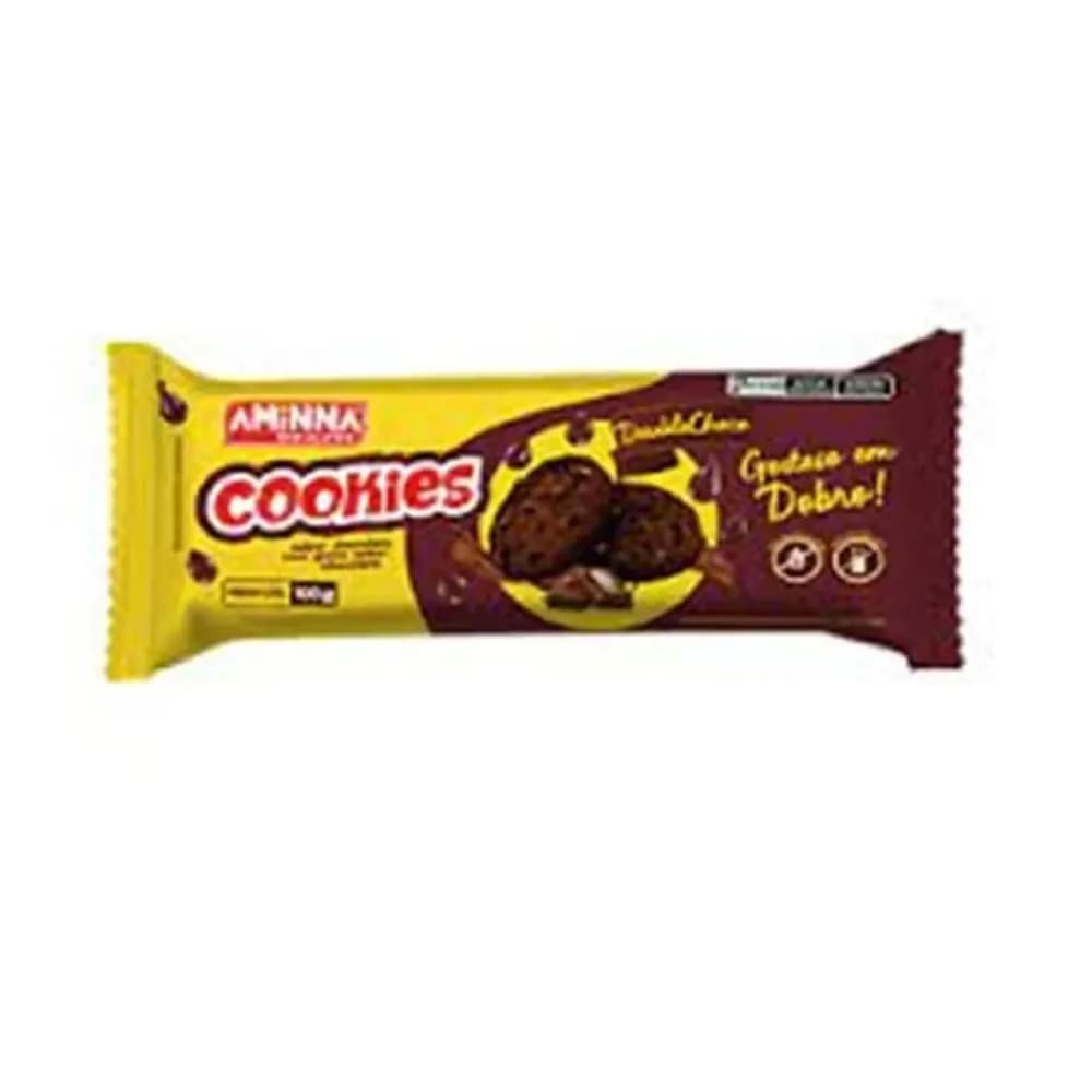 Biscoito de cookies sem gluten chocolate aminna 100g